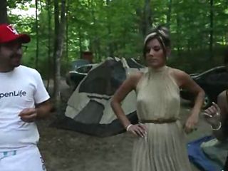 Absolutely love watching this movie of Threesome banging during camping