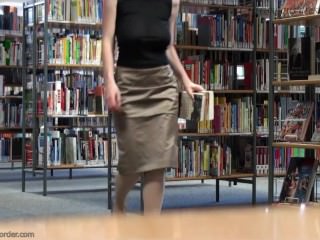 Braless at the library