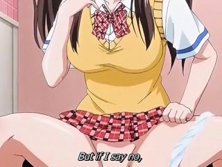 Horny drama anime clip with uncensored group, anal scenes